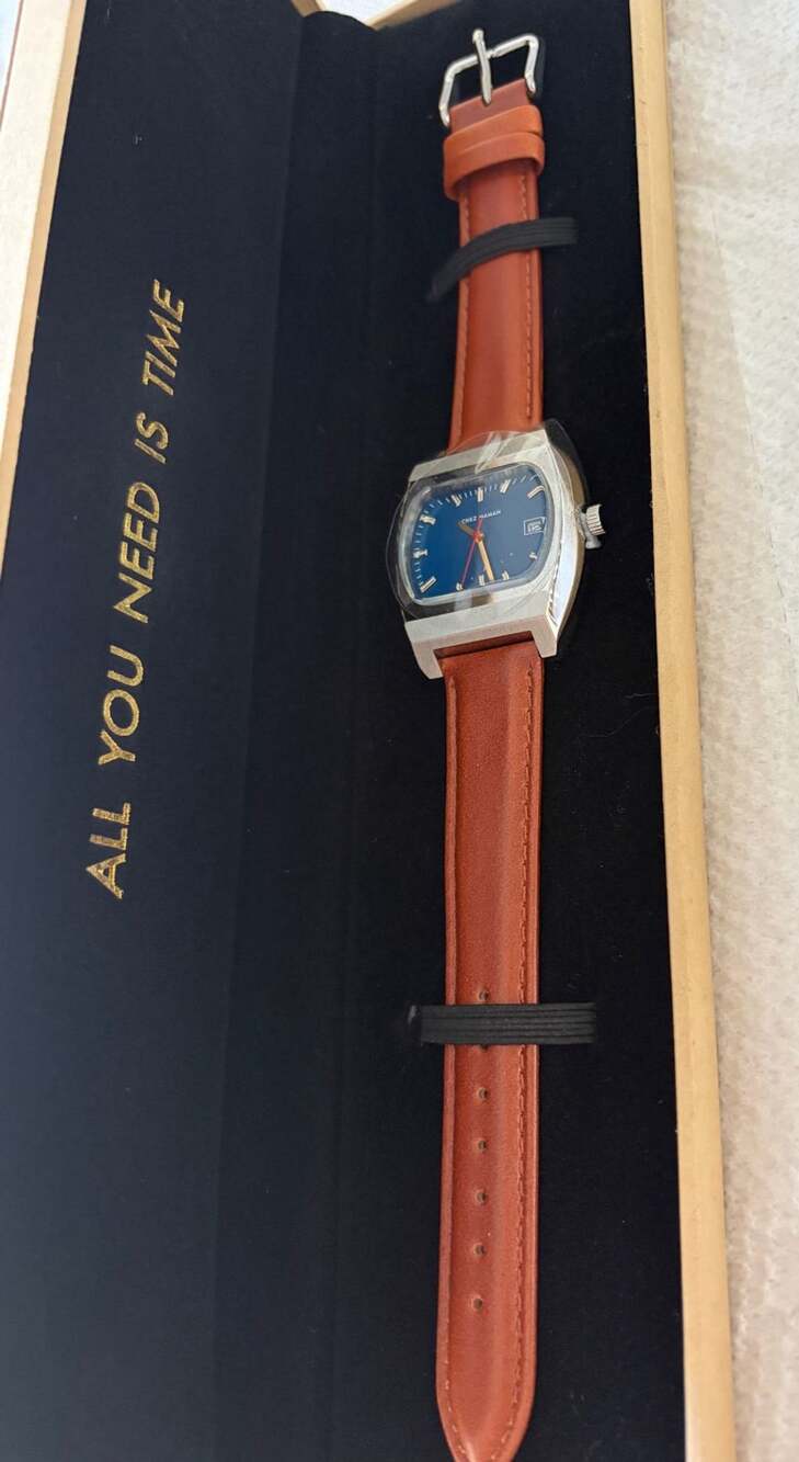 Chez Maman La Magnum Pacific Blue Automatic Watch